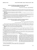 KHẢO SÁT NHỮNG ĐẶC ĐIỂM LÂM SÀNG VÀ ĐIỀU TRỊ UNG THƯ PHỔI KHÔNG TẾ BÀO NHỎ