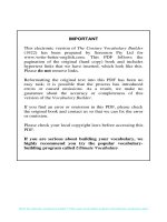 The Century Vocabulary Builder