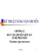 máy vận chuyển liên tục có bộ phân kéo