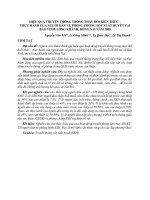 HIỆU QUẢ TRUYỀN THÔNG TRONG THAY ĐỔI KIẾN THỨC – THỰC HÀNH CỦA NGƯỜI DÂN VỀ PHÒNG CHỐNG SỐT XUẤT HUYẾT TẠI BẢO VINH, LONG KHÁNH, ĐỒNG NAI NĂM 2009