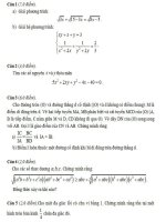 Đề thi môn toán lớp 10 chuyên NGHỆ AN năm 2012