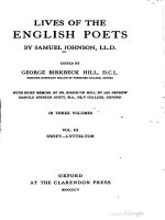 Lives of the english poets 03  (Samuel Johnson) 