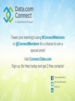 Data com connect presents scott leland   mapping key players  building your 3 d sales plan 