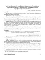 Chuyên Đề Sản Phụ Khoa 1 GIÁ TRỊ CỦA CHỤP ỐNG DẪN SỮA CẢN QUANG BẤT THƯỜNG TRONG CHẨN ĐOÁN U TÂN SINH GÂY TIẾT DỊCH NÚM VÚ TẠI BỆNH VIỆN HÙNG VƯƠNG