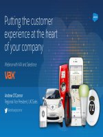 Putting the customer experience at the heart of your company 