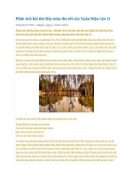 Phân tích bài thơ đây mùa thu tới của xuân diệu văn 11 