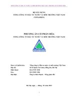 PHƯƠNG ÁN CỔ PHẦN HÓA TỔNG CÔNG TY ĐẦU TƯ NƯỚC VÀ MÔI TRƯỜNG VIỆT NAM