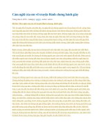 Cảm nghĩ của em về truyện bánh chưng bánh giày 