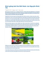 Bình giảng bài thơ đất nước của nguyễn đình thi 