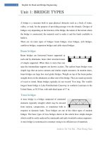 english for road and bridge engineer tiếng anh kỹ thuật cho kỹ sư cầu đường
