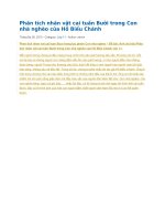 Phân tích nhân vật cai tuần bưởi trong con nhà nghèo của hồ biểu chánh 