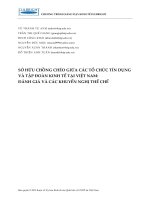 SỞ HỮU CHỒNG CHÉO GIỮA CÁC TỔ CHỨC TÍN DỤNG VÀ TẬP ĐOÀN KINH TẾ TẠI VIỆT NAM: ĐÁNH GIÁ VÀ CÁC KHUYẾN NGHỊ THỂ CHẾ