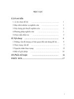 Tìm hiểu phương pháp họctập của sinh viên trường Đaị học Luật Hà Nội để thích ứng với chương trìnhđào tạo theo tín chỉ