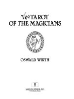 Hướng dẫn bói bài Tarot Tarot of the magicians oswald wirth 