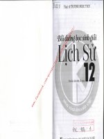 BỒI DƯỠNG học SINH GIỎI LỊCH sử 12 phần 1 