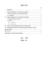 Bình luận về các nội dung hợp tác chính trị-an ninh phi truyền thống của cộng đồng chính trị-an ninh và đánh giá triển vọng của từng nội dung hợp tác đó cho đến năm 2015