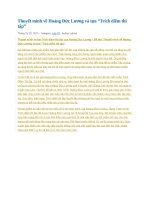 Thuyết minh về hoàng đức lương và tựa 