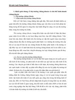 Sự tác động của các chủ thể kinh doanh chứng khoán tới thị trường chứng khoán