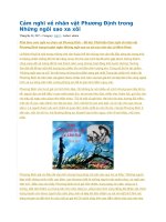 Cảm nghĩ về nhân vật phương định trong những ngôi sao xa xôi 