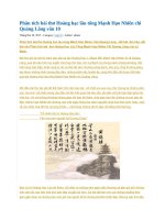 Phân tích bài thơ hoàng hạc lâu tống mạnh hạo nhiên chi quảng lăng văn 10 