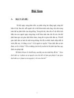 Giaodịch dân sự vi phạm sự tự nguyện của chủ thể và hậu quả pháp lí của giao dịch dân sự vi phạm sự tự nguyện ý chí của chủ thể