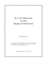 Hướng dẫn bói bài Tarot  An introduction to the study of the tarot 