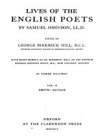 Lives of the english poets 02   samuel johnson 