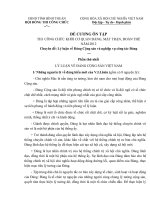 Tài liệu ôn tập thi tuyển công chức môn lý luận về đảng