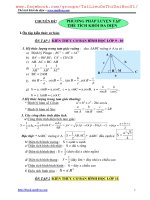 Thể tích khối đa diện, khối tròn xoay và 260 bài tập(p1) 