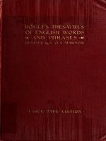 Rogets thesaurus mawson 