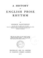 George saintsbury   a history of english prose rhythm 