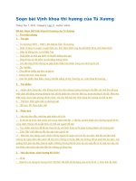 Soạn bài vịnh khoa thi hương của tú xương 