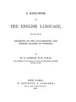 Lantham    a hand book of the english language 1866 