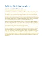 Nghị luận một thời đại trong thi ca 