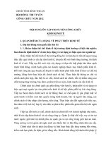 Tài liệu ôn tập thi tuyển công chức khối kinh tế