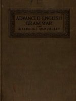 George lyman kittredge   an advanced english grammar, with exercises 