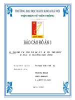 Thiết kế thiết bị điện tử hỗ trợ thu phí tự động sử dùng công nghệ rfid