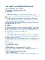 Soạn bài vi hành của nguyễn ái quốc 