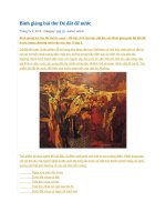 Bình giảng bài thơ đẻ đất để nước 