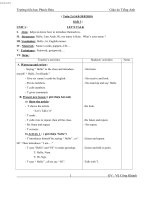 giáo án tiếng anh lets go lớp 3 đầy đủ