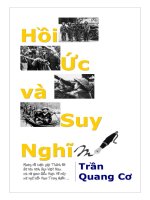 sách hồi ức và suy nghĩ