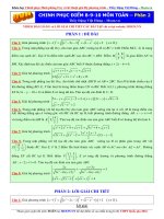 Chinh phục hình phẳng OXY và kỹ thuật giải hệ phương trình Thầy Đặng Việt Hùng