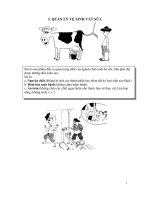 Quản Lý Vệ Sinh Vắt Sữa