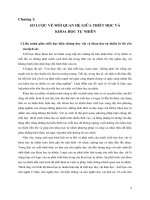 Mối quan hệ giữa triết học và khoa học tự nhiên 