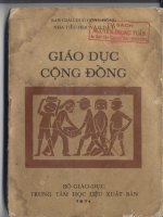 Tài liệu Giáo dục cộng đồng