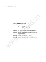 A   chuong 1(tính toán thủy văn dòng chảy) 