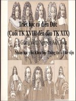 Thuyết trình triết học cổ điển đưc 