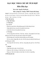 DẠY HỌC THEO CHỦ đề TÍCH hợp