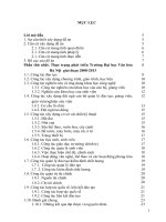 Thực trạng phát triển Trường Đại học Văn hóa Hà Nội  giai đoạn 20082013