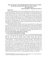 BÁO CÁO KẾT QUẢ VIỆC ĐỔI MỚI PHƯƠNG PHÁP GIẢNG DẠY KIỂM TRA, ĐÁNH GIÁ Ở HỌC PHẦN PHÁP LUẬT ĐẠI CƯƠNG